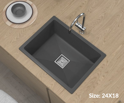 Single Bowl 24''x18"